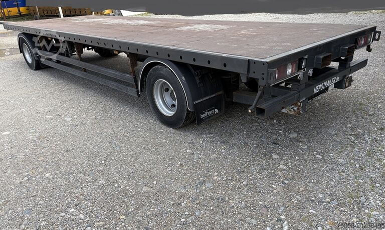 Remorque à plateau ouvert WEB Trailer Plattformanhänger 7950 mm STROH