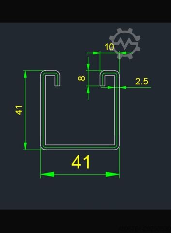 Máquina perfiladora de canales UNi C