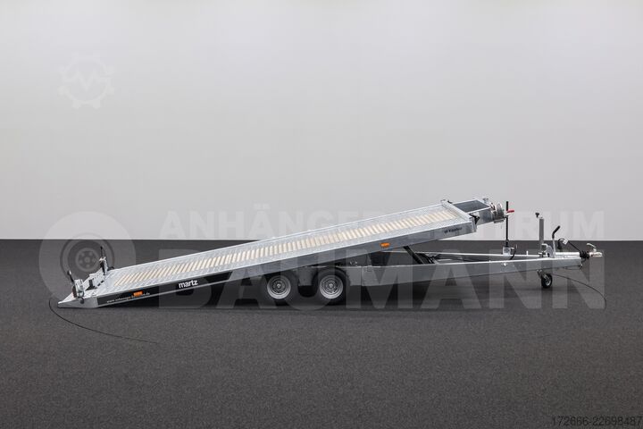 βαν μεταφοράς αυτοκινήτων Martz GT KIPPBAR 480/2 3T | ALUBODEN MITTIG 469X209CM 3000KG AUTOTRAILER