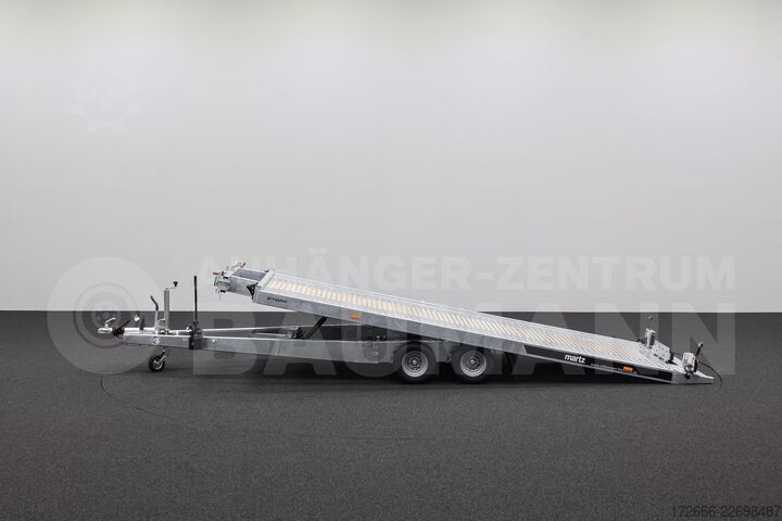 βαν μεταφοράς αυτοκινήτων Martz GT KIPPBAR 480/2 3T | ALUBODEN MITTIG 469X209CM 3000KG AUTOTRAILER