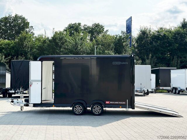  Brian James Trailers BOX VAN - 600-4018-35-2-12-B 419X178X201CM 3500KG KOFFERANHÄNGER | SCHWARZ