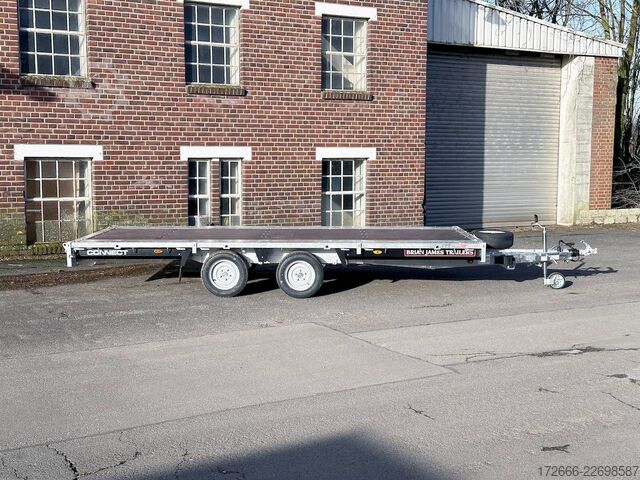  Brian James Trailers CONNECT 476-5021-35-2-12 500X215CM 3500KG HOCHLADER | SCHWARZ