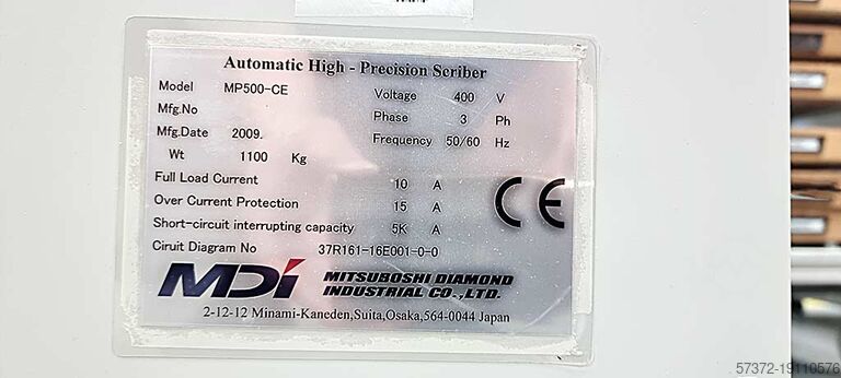 CNC-glasbearbejdningsmaskine MDI MP500-CE