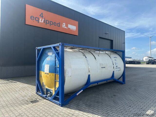 Tank container Welfit Oddy 20FT ISO, 23.820L / 1-COMP.  / IMO 1 / valid 5Y...