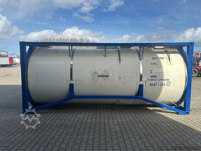 Tank container Welfit Oddy 20FT ISO, 23.820L / 1-COMP.  / IMO 1 / valid 5Y...
