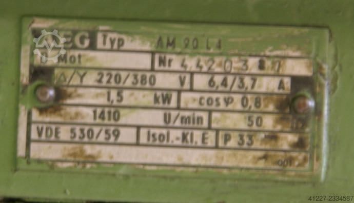 Hydraulisch aggregaat Weisser 11+4l/min 40 bar