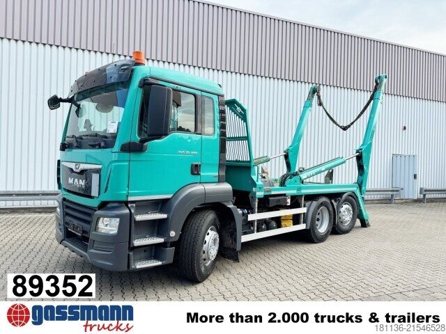 Tipper truck MAN TGS 26.420 6X2-4 BL, Lenk-/Liftachse,