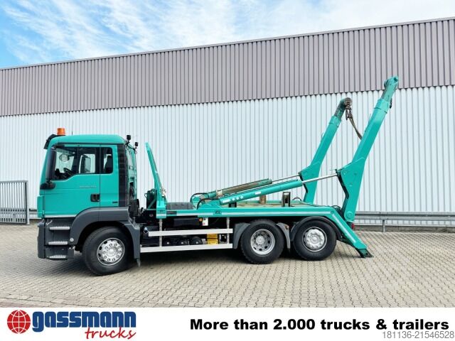 Tipper truck MAN TGS 26.420 6X2-4 BL, Lenk-/Liftachse,