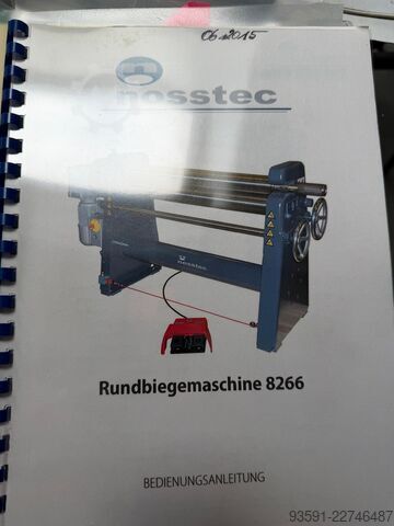 Mașină de laminare a tablei / mașină de îndoit table rotundă Nosstec 8266