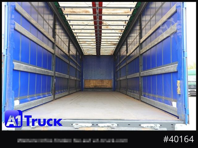 Open oplegger met zeil KRONE Tautliner, Lenkachse, Coimulde, Ice Protect, TÜV 09/2026