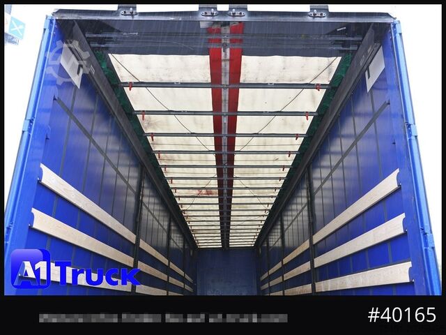 Open oplegger met zeil KRONE Tautliner, Lenkachse, Coimulde, Ice Protect, TÜV 09/2026