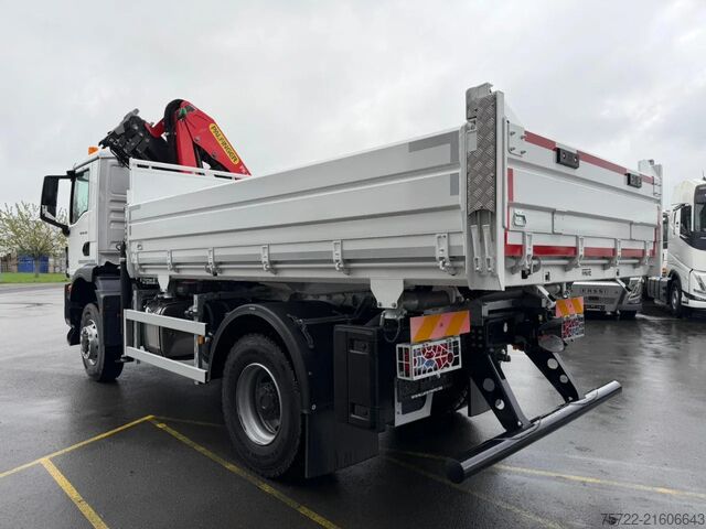 3-sided tipper MAN TGM 18.320 4x4 3-Seiten Krankipper PALFINGER