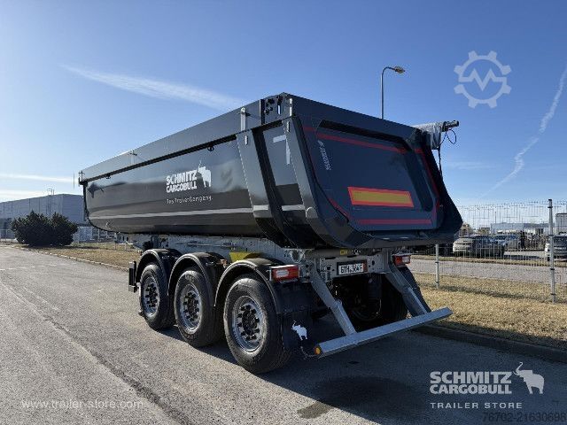 Tipper semitrailer Schmitz Cargobull Tipper Steel half pipe body 24m³