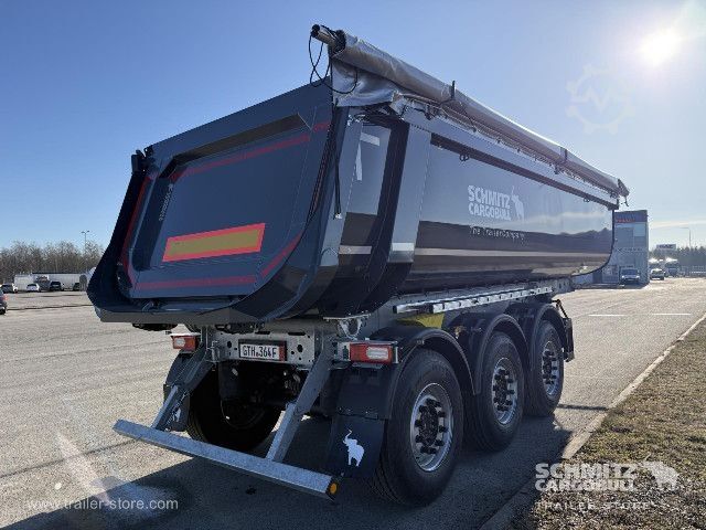 Tipper semitrailer Schmitz Cargobull Tipper Steel half pipe body 24m³