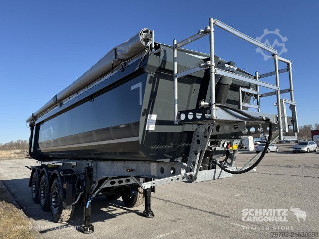 Tipper semitrailer Schmitz Cargobull Tipper Steel half pipe body 24m³