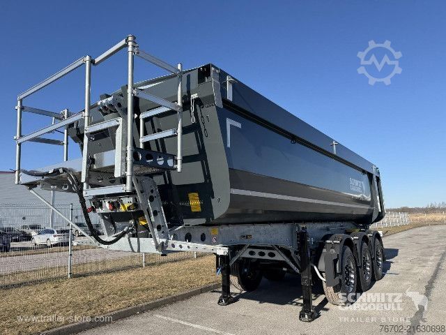 Tipper semitrailer Schmitz Cargobull Tipper Steel half pipe body 24m³
