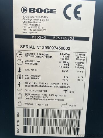 Skruekompressor BOGE C 20 F