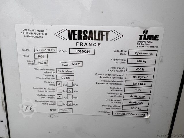 Platforma robocza Iveco Daily Arbeitsbühne LT 36-130-TB EURO 6