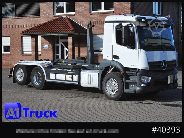 Haakarm vrachtwagen MERCEDES-BENZ Antos 2543, Meiller, Abrollkipper, Lift-Lenkachse,