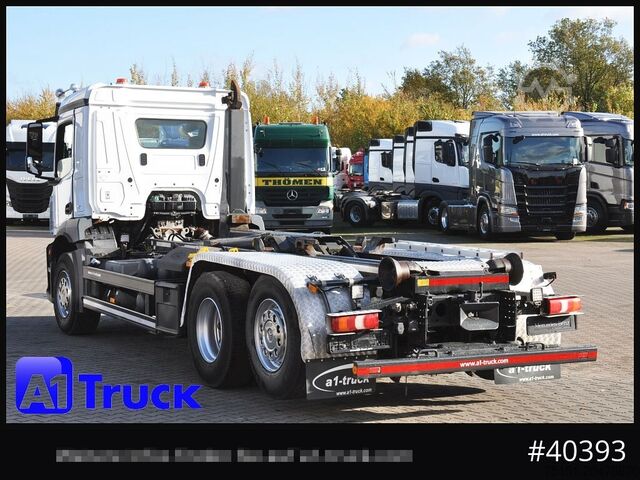 Haakarm vrachtwagen MERCEDES-BENZ Antos 2543, Meiller, Abrollkipper, Lift-Lenkachse,