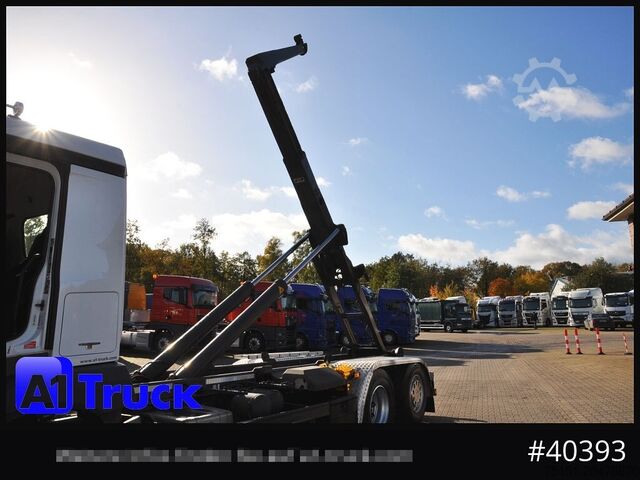 Haakarm vrachtwagen MERCEDES-BENZ Antos 2543, Meiller, Abrollkipper, Lift-Lenkachse,