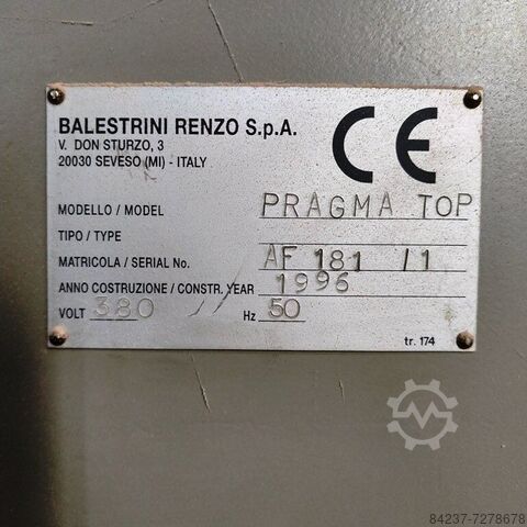 Dubbelzijdige boormachine BALESTRINI Balestrini Pragma Top