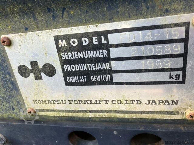 Komatsu KOMATSU FD14-15
