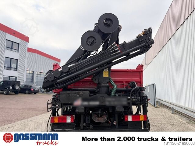 Tipper truck Mercedes-Benz Atego 1523 AK 4x4, Heckkran Hiab 085-3,
