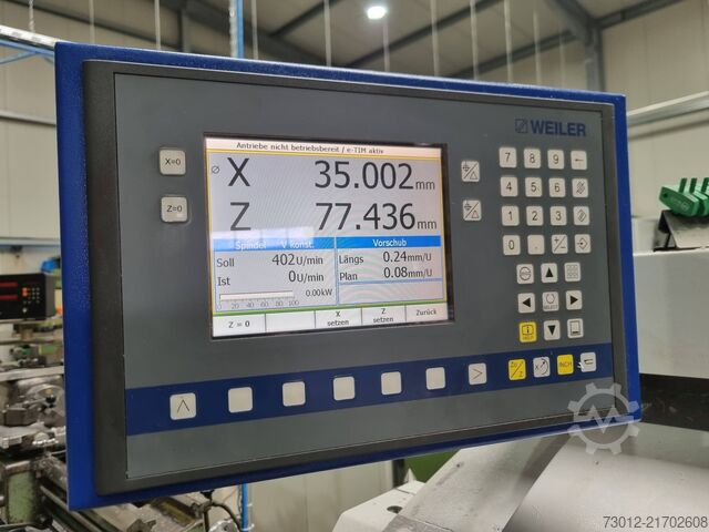 Torno CNC WEILER Praktikant VCPlus