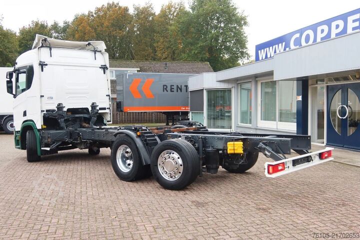 Chassis med førerhus Scania R500 NGS 6x2 Chassis, Stuur lift as