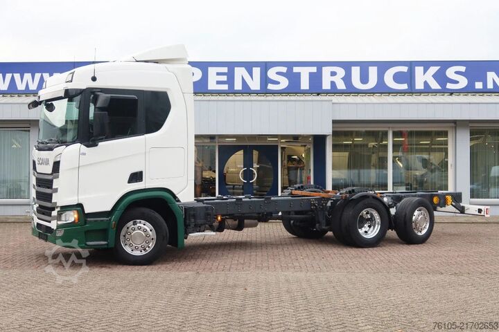 Chassis med førerhus Scania R500 NGS 6x2 Chassis, Stuur lift as