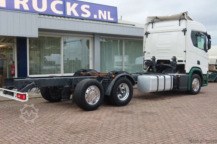 Chassis med førerhus Scania R500 NGS 6x2 Chassis, Stuur lift as
