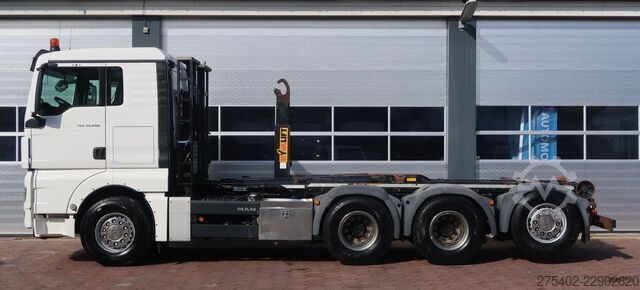  MAN TGX 35.480 8X4-4BL/ MANUAL/ 26T HOOK/ HYVA LIFT/