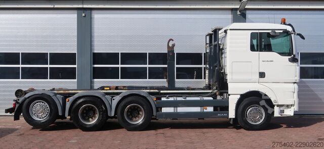  MAN TGX 35.480 8X4-4BL/ MANUAL/ 26T HOOK/ HYVA LIFT/