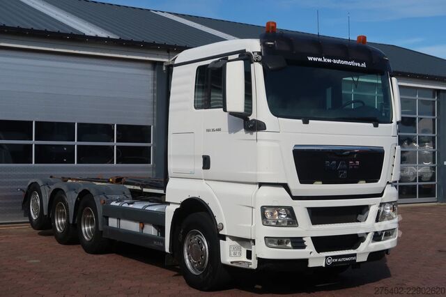  MAN TGX 35.480 8X4-4BL/ MANUAL/ 26T HOOK/ HYVA LIFT/