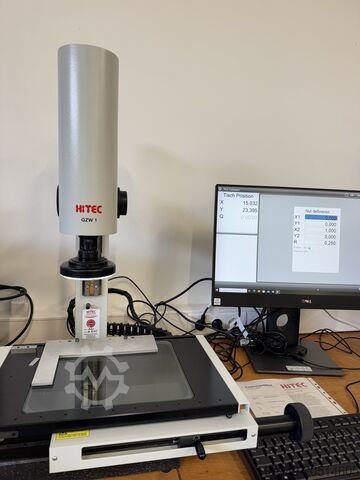Microscope de mesure HITEC QZW 1, 250 x 170 mm HITEC Messtechnik Messmikroskop QZW 1 M3 Software