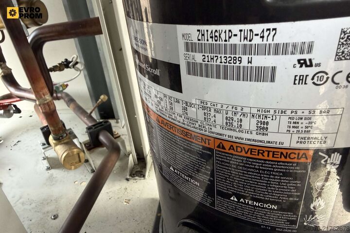 Chladicí/tepelné čerpadlo Used Industrial Сhiller / Heat pump GALLETTI - 90.3/105 kW| With warranty