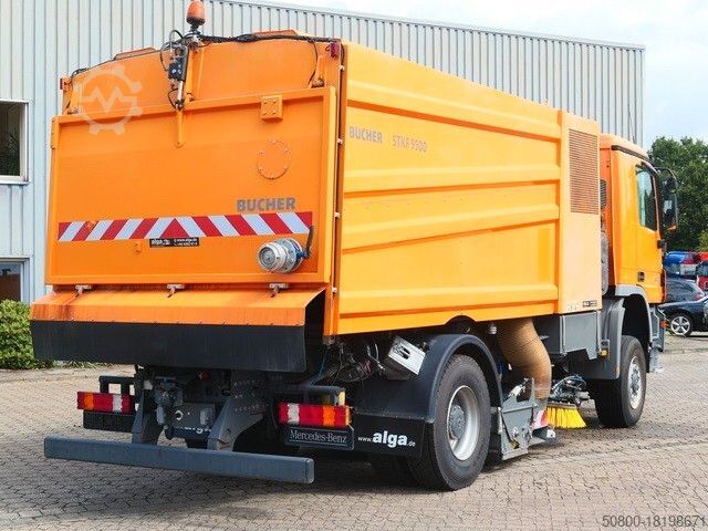 Veegmachine MERCEDES-BENZ 2032 A Actros 4x4, Bucher STKF 9500, Airport, AC