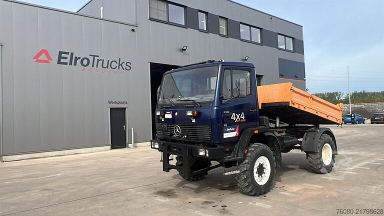3-zijdenkipper Mercedes-Benz SK 1317 (4X4 / LAMES / AUXILAIRY / HELPER / MAN...