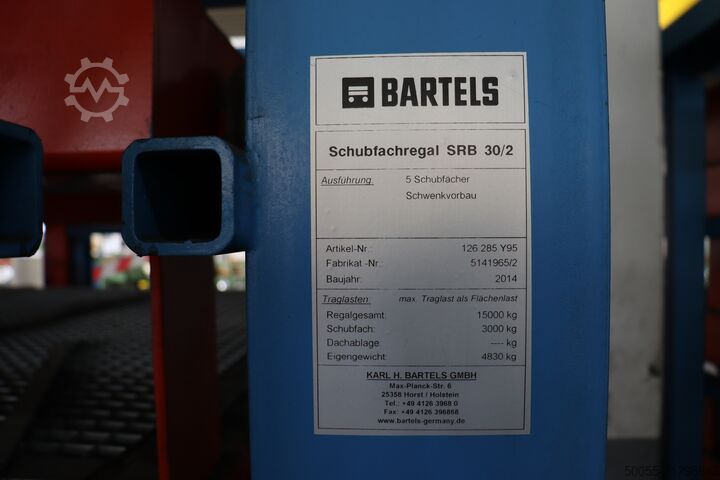 Prateleira de gaveta BARTELS SRB 30/2