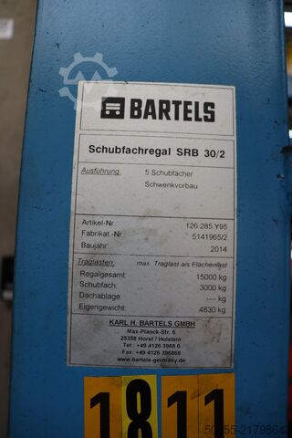 Prateleira de gaveta BARTELS SRB 30/2