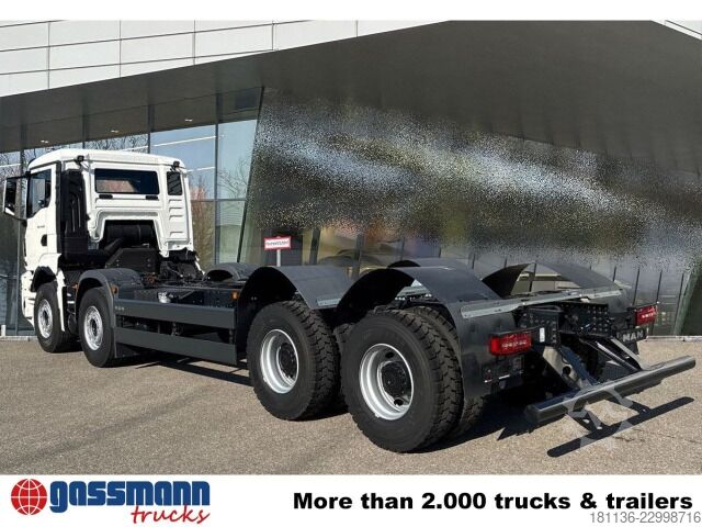 Vrachtwagenchassis MAN TGS 41.520 8x4 BB CH, Nebenantrieb oben