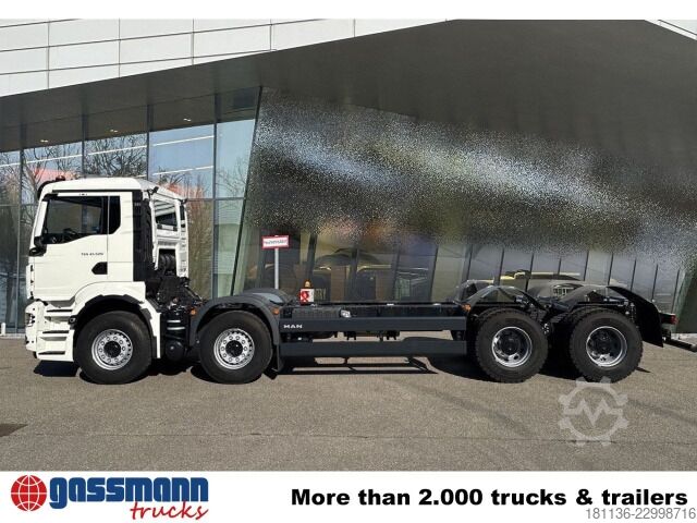 Vrachtwagenchassis MAN TGS 41.520 8x4 BB CH, Nebenantrieb oben