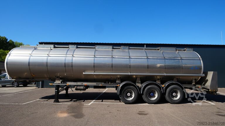 Cisternă pentru alimente Van Hool 3 axle food tank trailer 33.300ltr