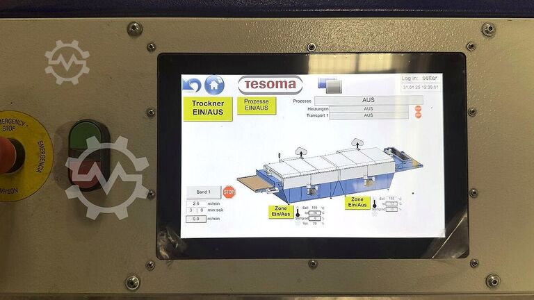 Durchlauftrockner Tesoma Compact Eight-G-18-HH-SR
