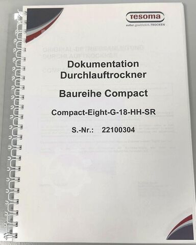 Secador contínuo Tesoma Compact Eight-G-18-HH-SR