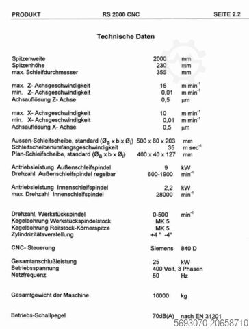 CNC slijpmachine GEIBEL & HOTZ RS 2000 CNC