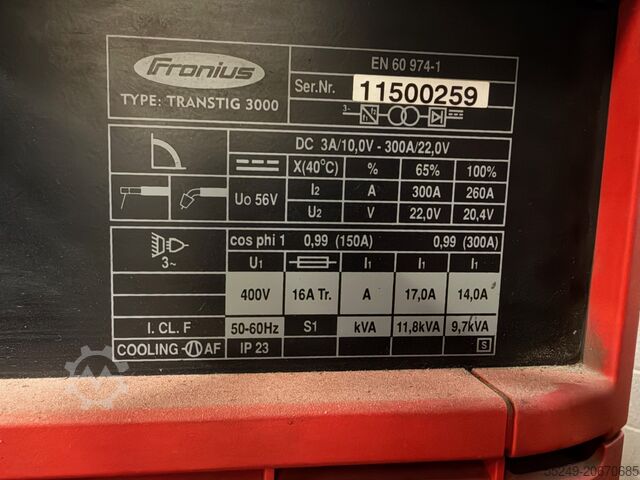 Zavarivač FRONIUS Transtig 3000