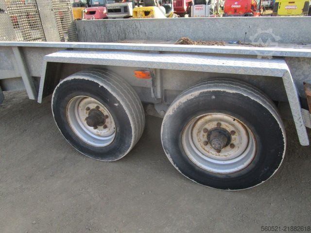 βαρέως τύπου ρυμουλκούμενο Müller Tandemanhänger mit 8 Ton. NL mit Rampe