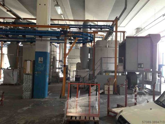 Linea di verniciatura a polvere birotaia  